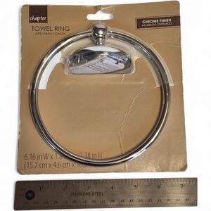 Chapter Chrome Towel Ring - 6" - New in Package